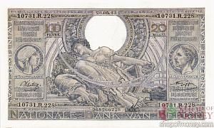 БЕЛЬГИЯ 100 ФРАНКОВ 1