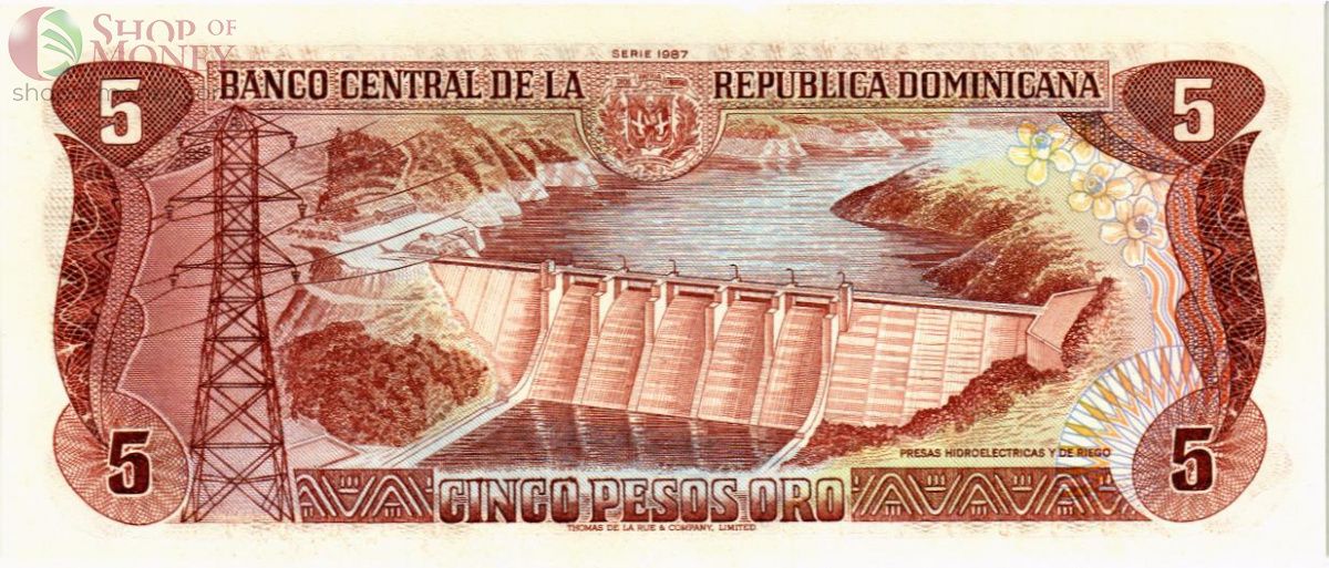 ДОМИНИКАНСКАЯ РЕСПУБЛИКА 5 ПЕСО 2
