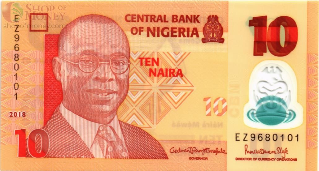 НИГЕРИЯ 10 НАЙРА 1