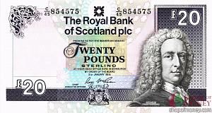 ШОТЛАНДИЯ 20 ФУНТОВ 1