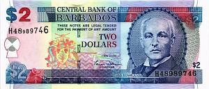 БАРБАДОС 2 ДОЛЛАРА 1
