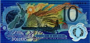 НОВАЯ ЗЕЛАНДИЯ 10 ДОЛЛАРОВ (NZ) 1