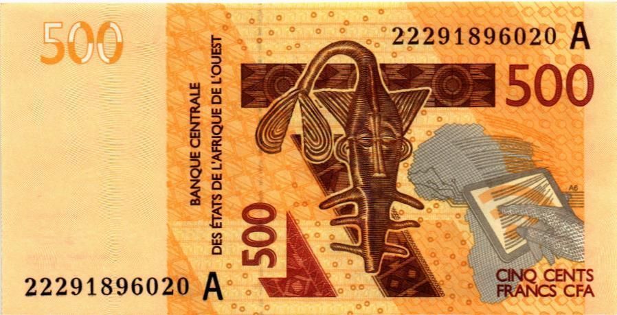 WAS - КОТ-Д'ИВУАР 500 ФРАНКОВ (A) 1
