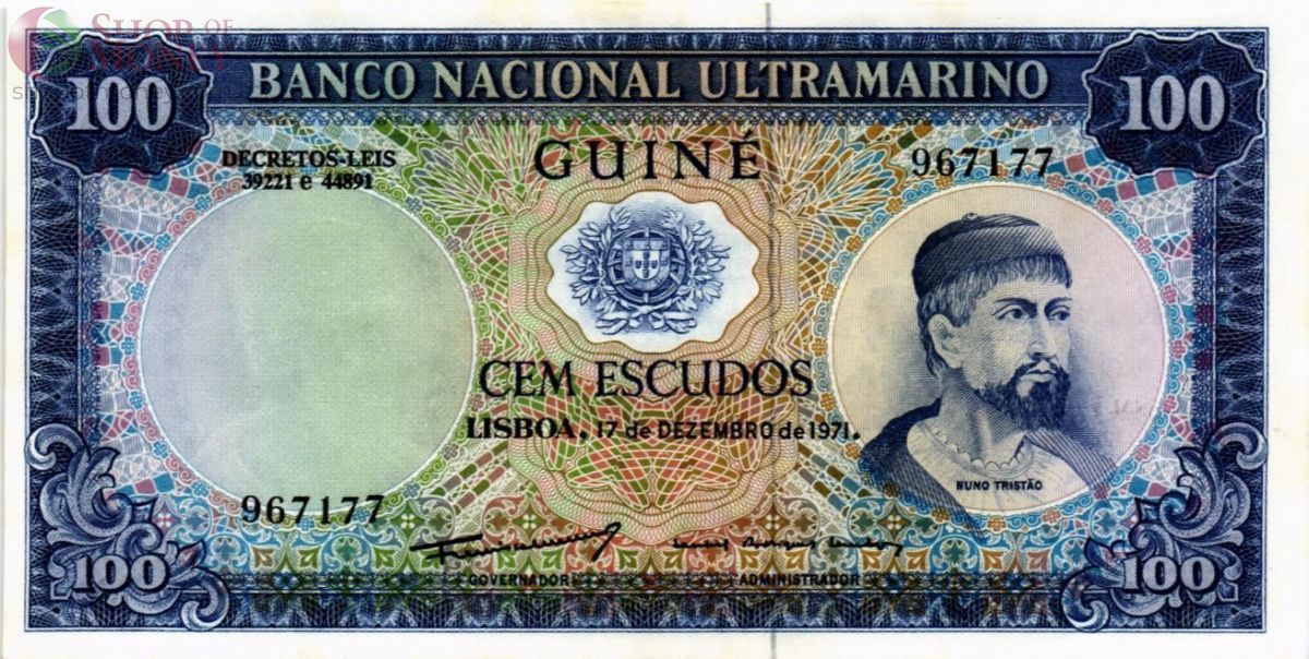 ПОРТУГАЛЬСКАЯ ГВИНЕЯ 100 ЭСКУДО 1