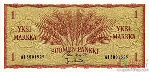 ФИНЛЯНДИЯ 1 МАРКА 1