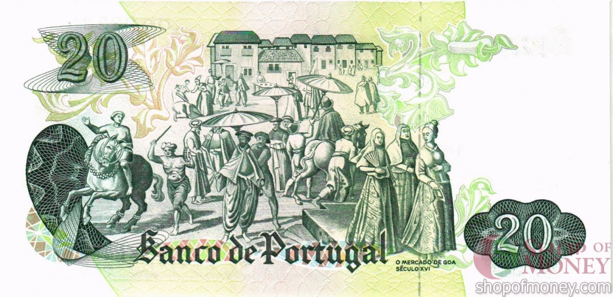 ПОРТУГАЛИЯ 20 ЭСКУДО 2