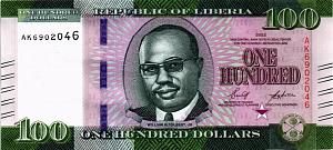 ЛИБЕРИЯ 100 ДОЛЛАРОВ 1