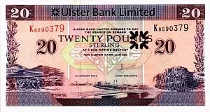СЕВЕРНАЯ ИРЛАНДИЯ 20 ФУНТОВ (ULSTER BANK) 1