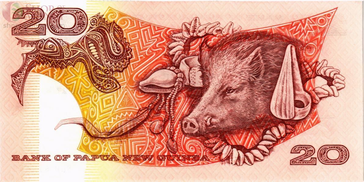 ПАПУА-НОВАЯ ГВИНЕЯ 20 КИНА 2
