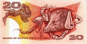 ПАПУА-НОВАЯ ГВИНЕЯ 20 КИНА 2