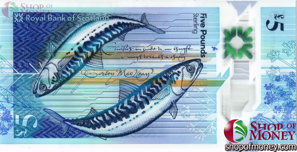 ШОТЛАНДИЯ 5 ФУНТОВ 2