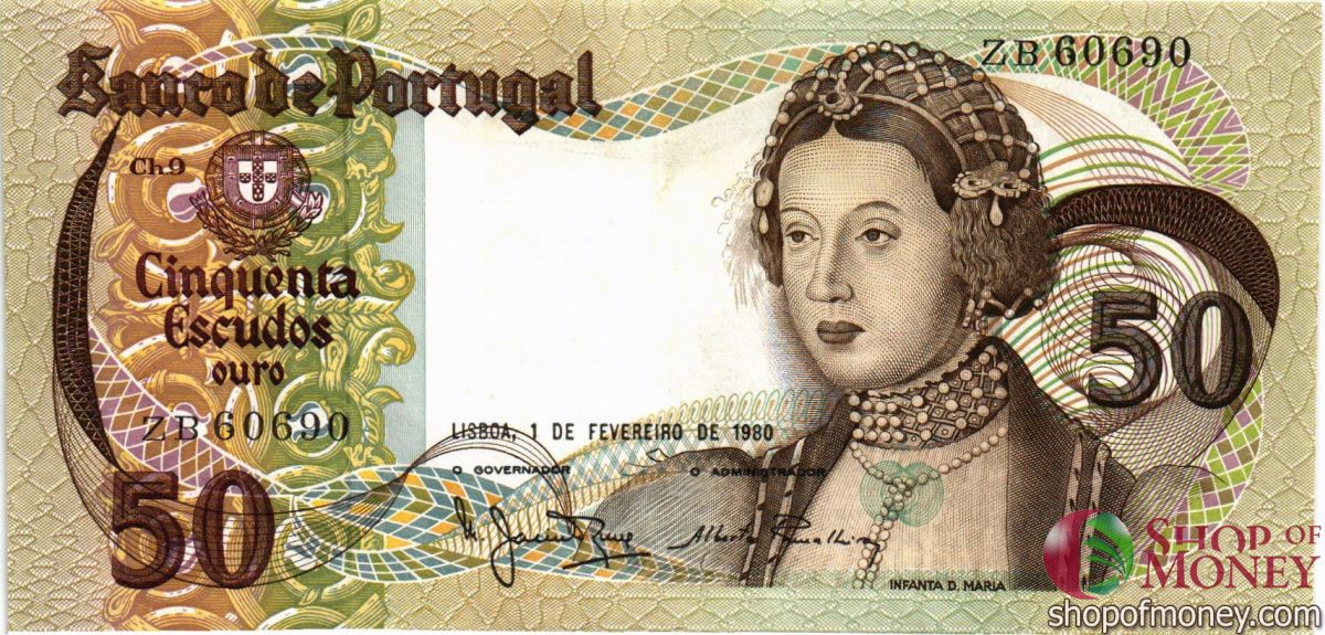 ПОРТУГАЛИЯ 50 ЭСКУДО 1