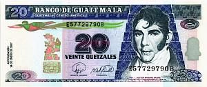 ГВАТЕМАЛА 20 КЕТСАЛЬ 1