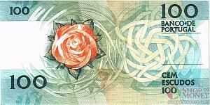 ПОРТУГАЛИЯ 100 ЭСКУДО 2
