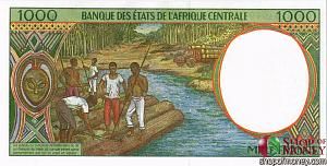 CAS - ЧАД 1000 ФРАНКОВ (P) 2