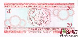 БУРУНДИ 20 ФРАНКОВ 2