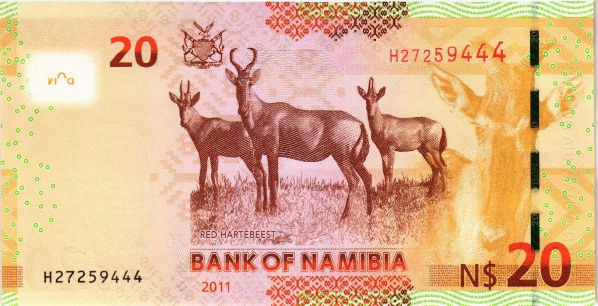 НАМИБИЯ 20 ДОЛЛАРОВ 2