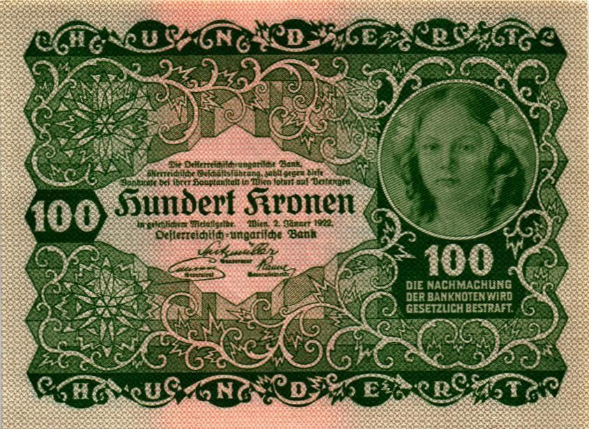 АВСТРИЯ 100 КРОН 1