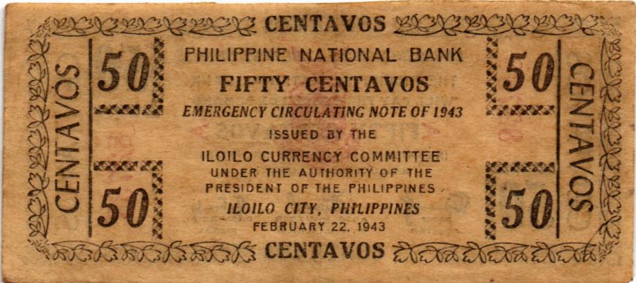 ФИЛИППИНЫ 50 СЕНТАВОС (N105) 1