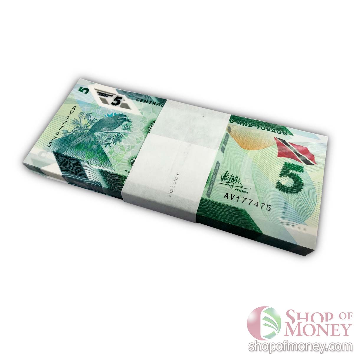 ТРИНИДАД И ТОБАГО 5 ДОЛЛАРОВ (100 БАНКНОТ) 1