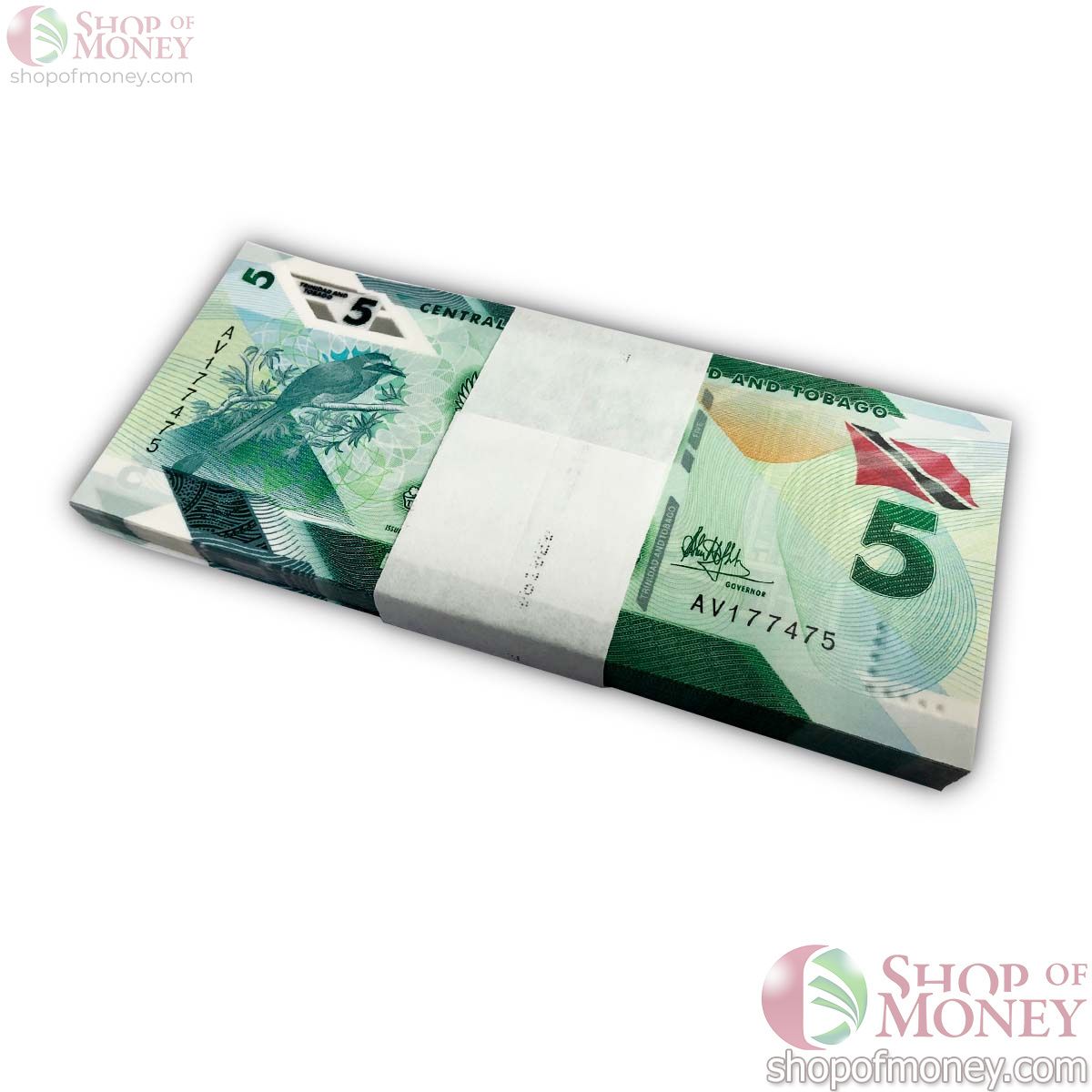ТРИНИДАД И ТОБАГО 5 ДОЛЛАРОВ (100 БАНКНОТ) 1