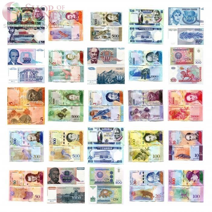 НАБОР 100 БАНКНОТ 5