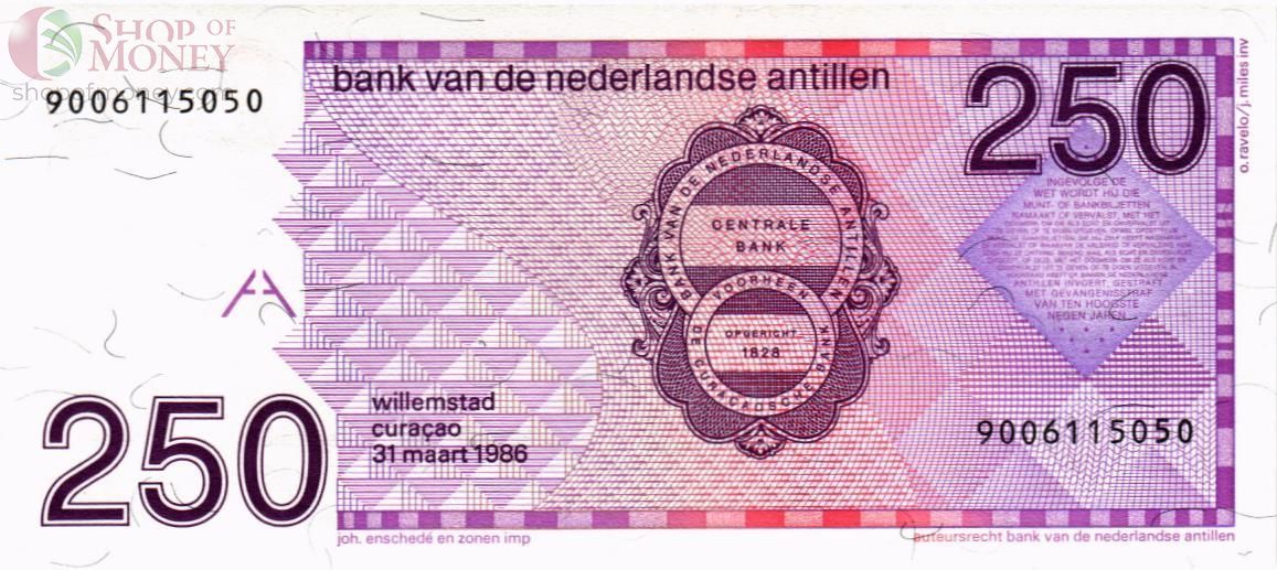 НИДЕРЛАНДСКИЕ АНТИЛЬСКИЕ ОСТРОВА 250 ГУЛЬДЕНОВ 2