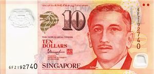 СИНГАПУР 10 ДОЛЛАРОВ 1
