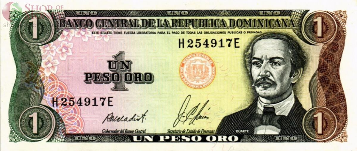 ДОМИНИКАНСКАЯ РЕСПУБЛИКА 1 ПЕСО 1
