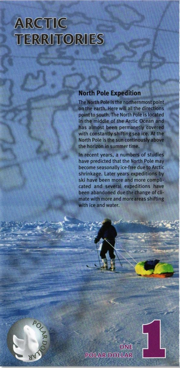 АРКТИЧЕСКИЕ ТЕРРИТОРИИ 1 ДОЛЛАР 2