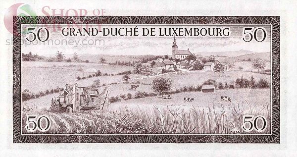 ЛЮКСЕМБУРГ 50 ФРАНКОВ 2