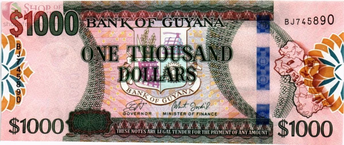 ГАЙАНА 1000 ДОЛЛАРОВ 1