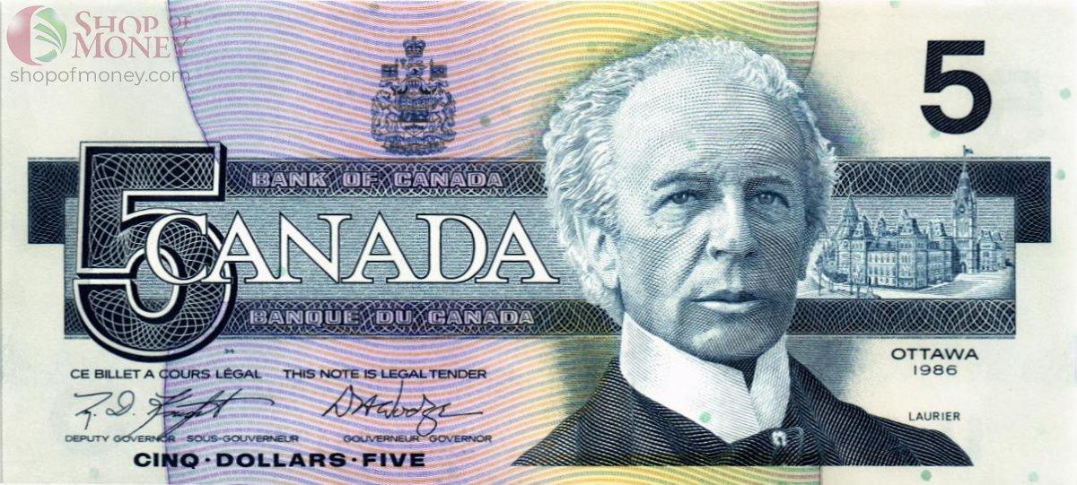 КАНАДА 5 ДОЛЛАРОВ 1