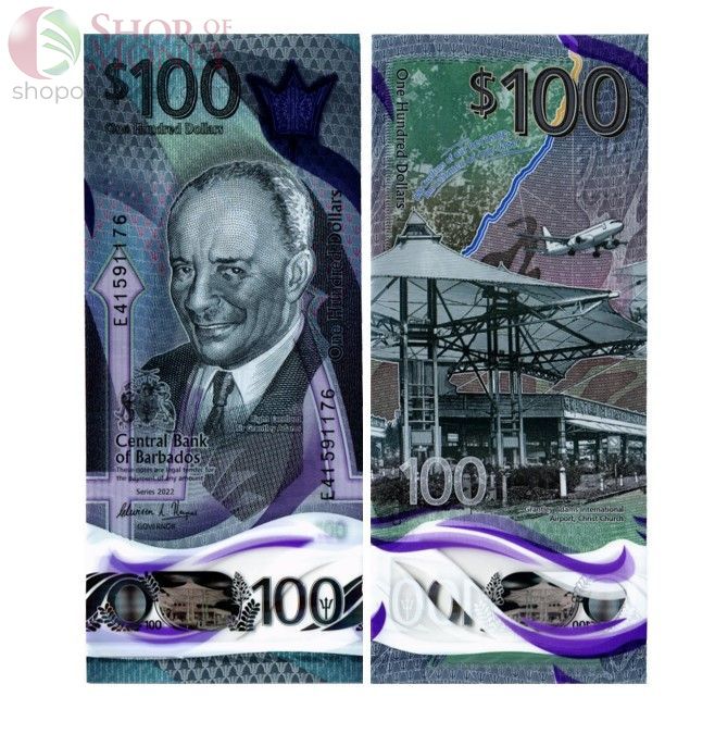 БАРБАДОС 2 5 10 20 50 100 ДОЛЛАРОВ 8