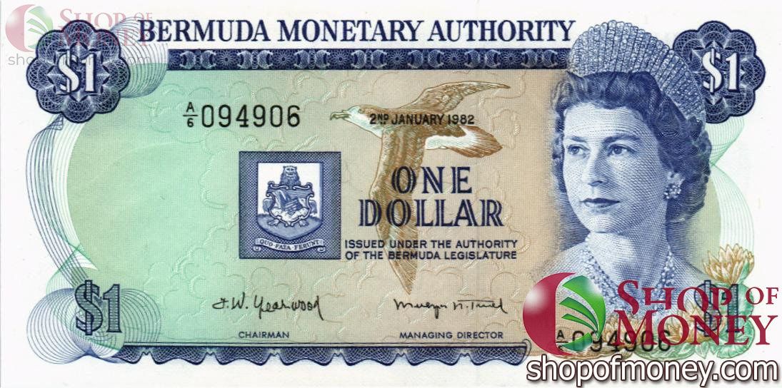 БЕРМУДСКИЕ ОСТРОВА 1 ДОЛЛАР 1