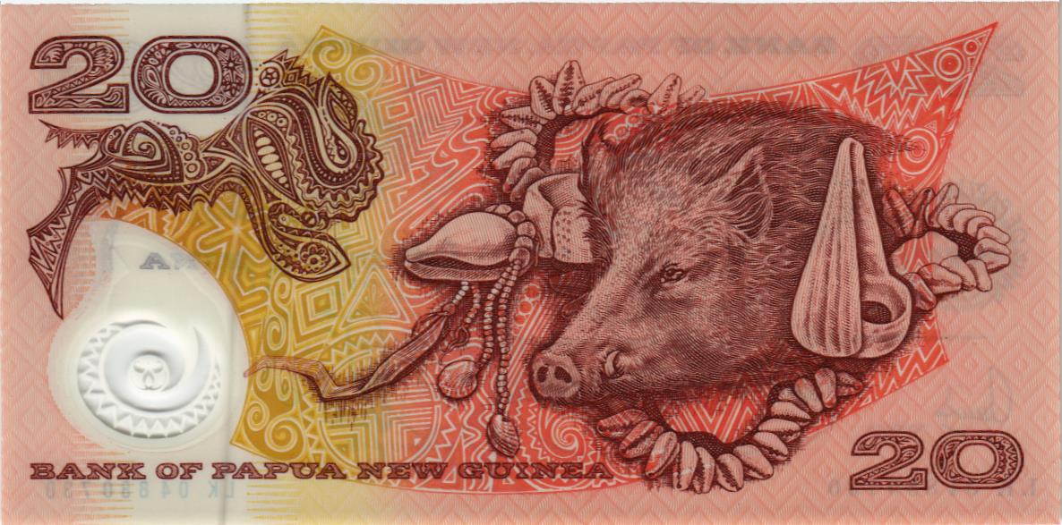 ПАПУА-НОВАЯ ГВИНЕЯ 20 КИНА 2