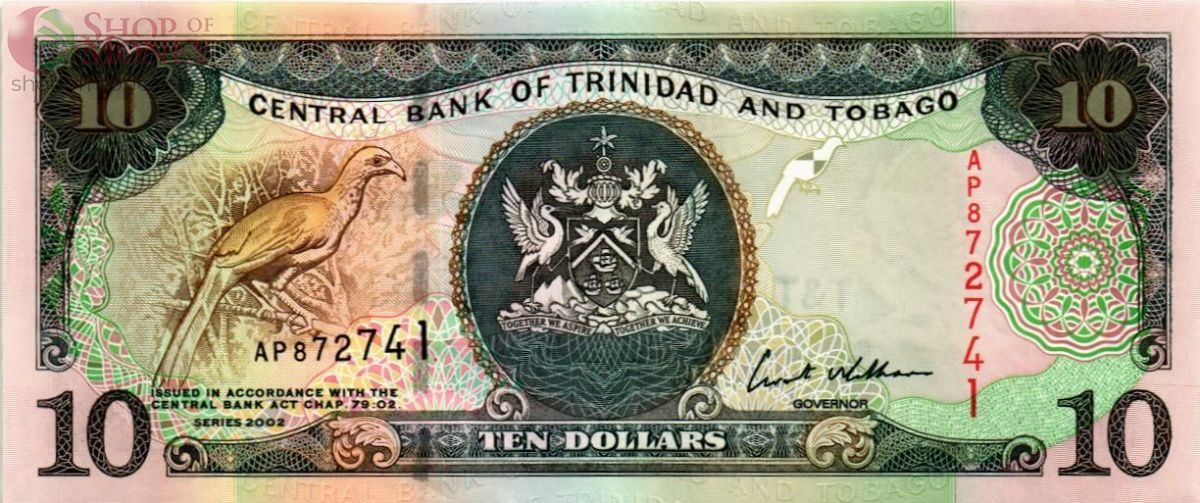 ТРИНИДАД И ТОБАГО 10 ДОЛЛАРОВ 1