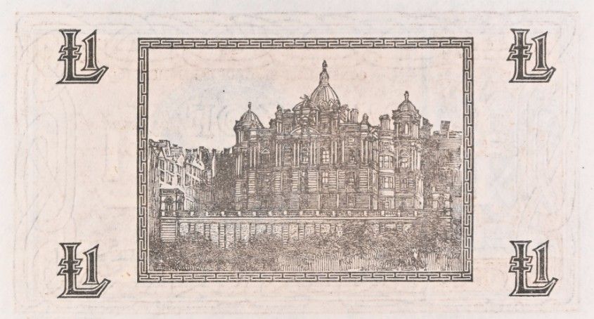 ШОТЛАНДИЯ 1 ФУНТ (PMG - GRADE 66) TOP POP 4