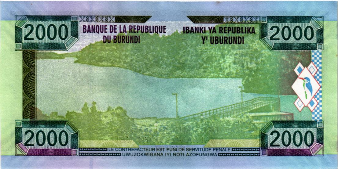 БУРУНДИ 2000 ФРАНКОВ 2