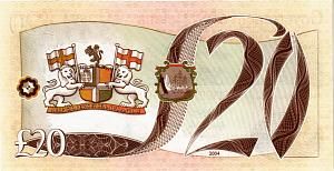 ОСТРОВ СВЯТОЙ ЕЛЕНЫ 20 ФУНТОВ 2