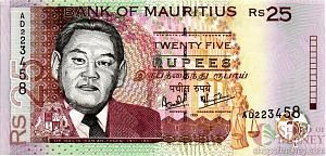 МАВРИКИЙ 25 РУПИЙ 1