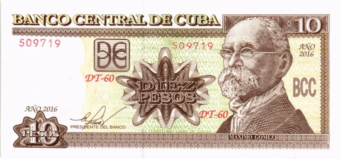 КУБА 10 ПЕСО 1
