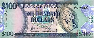 ГАЙАНА 100 ДОЛЛАРОВ 1