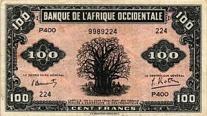 WAS - ЗАПАДНАЯ АФРИКА 100 ФРАНКОВ 1