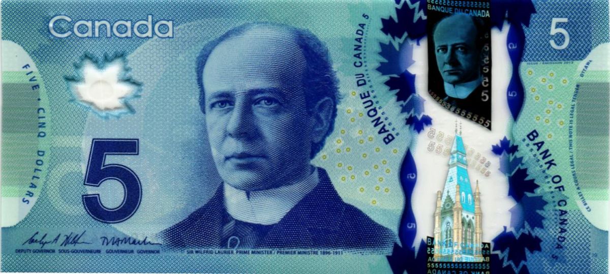 КАНАДА 5 ДОЛЛАРОВ 1