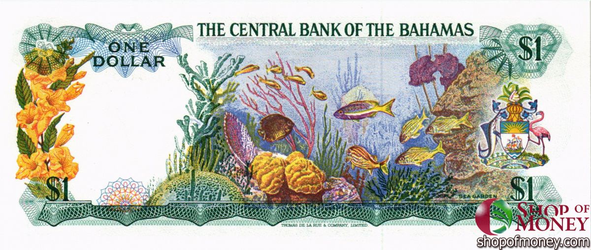 БАГАМСКИЕ ОСТРОВА 1 ДОЛЛАР 2