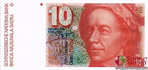 ШВЕЙЦАРИЯ 10 ФРАНКОВ 1