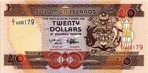 СОЛОМОНОВЫ ОСТРОВА 20 ДОЛЛАРОВ 1