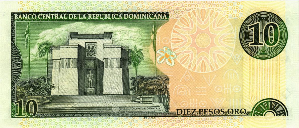 ДОМИНИКАНСКАЯ РЕСПУБЛИКА 10 ПЕСО 2