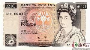 ВЕЛИКОБРИТАНИЯ/АНГЛИЯ 10 ФУНТОВ 1